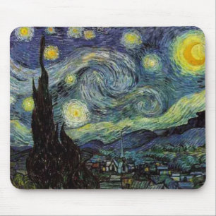 Vincent van Gogh - Sternennacht Mousepad