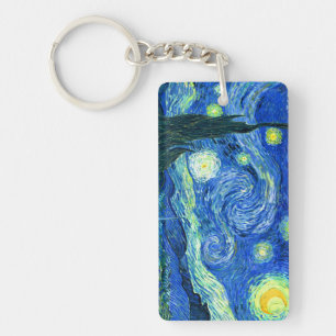 vincent van gogh sternennacht schlüsselanhänger