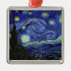 Vincent van Gogh, Sternennacht Silbernes Ornament