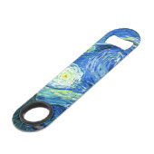 Vincent van Gogh-Sternennacht Speed Flaschenöffner (Vorderseite Schrägansicht)