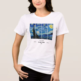 Vincent Van Gogh Sternennacht T-Shirt Tri-Blend Shirt