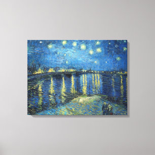 Vincent Van Gogh Sternennacht über der Rhone 1888 Leinwanddruck
