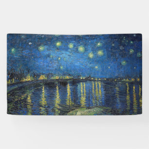 Vincent van Gogh - Sternennacht über der Rhone Banner