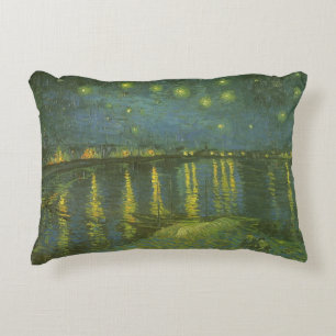 Vincent van Gogh - Sternennacht über der Rhone Dekokissen