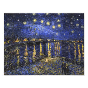 Vincent Van Gogh Sternennacht über der Rhone Fotodruck