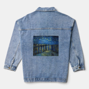 Vincent van Gogh - Sternennacht über der Rhone Jeansjacke