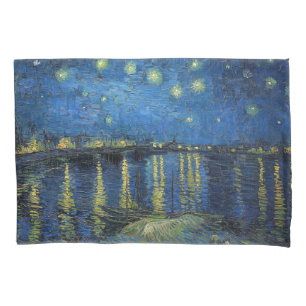 Vincent van Gogh - Sternennacht über der Rhone Kissenbezug