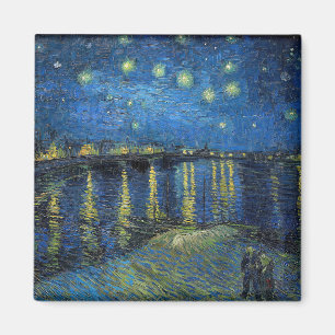 Vincent van Gogh - Sternennacht über der Rhone Magnet