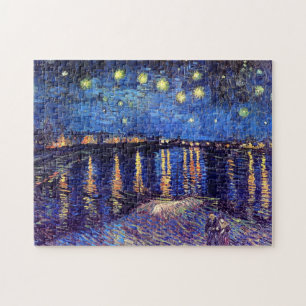 Vincent Van Gogh - Sternennacht über der Rhone Puzzle