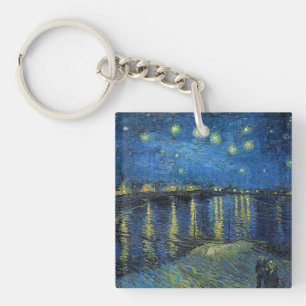 Vincent van Gogh - Sternennacht über der Rhone Schlüsselanhänger