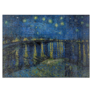 Vincent van Gogh - Sternennacht über der Rhone Schneidebrett