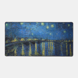 Vincent van Gogh - Sternennacht über der Rhone Schreibtischunterlage