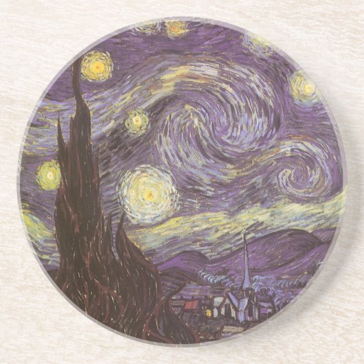 Vincent van Gogh - Sternennacht Untersetzer (Vorne)