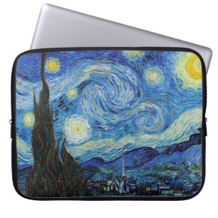 Vincent Van Gogh Sternennacht Vintage-Fine-Art Laptopschutzhülle