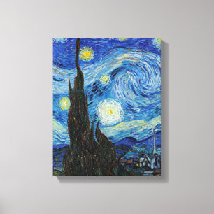 Vincent Van Gogh Sternennacht Vintage-Fine-Art Leinwanddruck