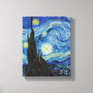 Vincent Van Gogh Sternennacht Vintage-Fine-Art Leinwanddruck