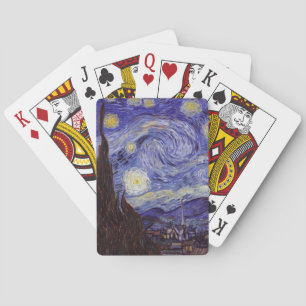 Vincent Van Gogh Sternennacht Vintage-Fine-Art Spielkarten