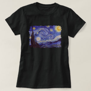 Vincent Van Gogh Sternennacht Vintage-Fine-Art T-Shirt