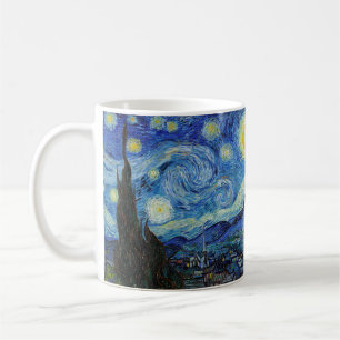 Vincent Van Gogh Sternennacht Vintage Kunst Kaffeetasse