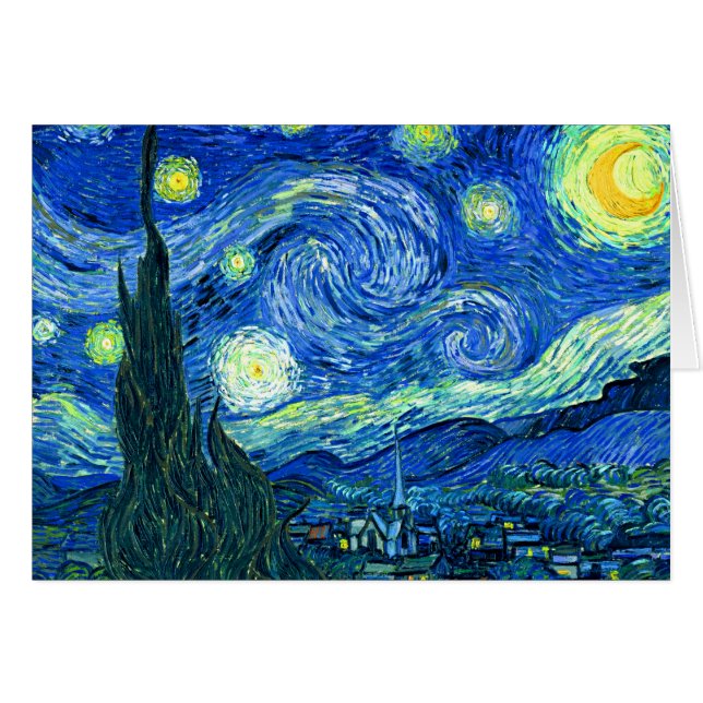 vincent van gogh sternte Nacht (Vorderseite (Horizontal))