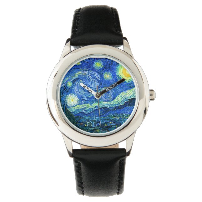 vincent van gogh sternte Nacht Armbanduhr (Vorderseite)
