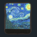vincent van gogh sternte Nacht Gepräckgriffwickel<br><div class="desc">Van Goghs berühmtes Gemälde "The Starry Night". In den 1880er Jahren, als er während seines bleibe am Asyl von Saint Remy bemalt wurde, stellte van Gogh die sanften Hügel und Zypressen dar, die er aus seinem Fenster sah. Digitale Verstärkung durch PixDezines. Copyright © 2008-2016 PixDezines.com™ und PixDezines™ auf zazzle.com. Alle...</div>