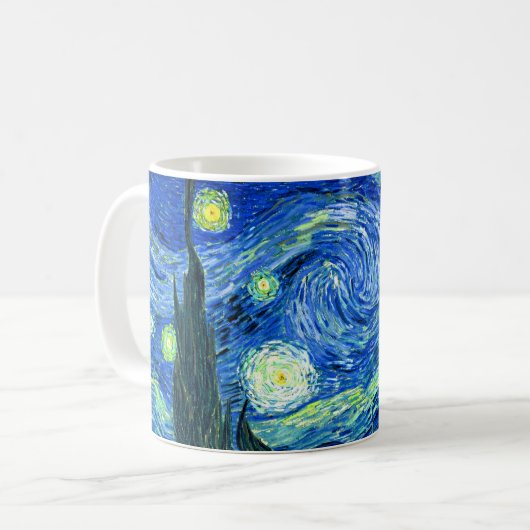 vincent van gogh sternte Nacht Kaffeetasse (Vorderseite Links)