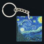 vincent van gogh sternte Nacht Schlüsselanhänger<br><div class="desc">Van Goghs berühmtes Gemälde "The Starry Night". In den 1880er Jahren, als er während seines bleibe am Asyl von Saint Remy bemalt wurde, stellte van Gogh die sanften Hügel und Zypressen dar, die er aus seinem Fenster sah. Digitale Verstärkung durch PixDezines. Copyright © 2008-2016 PixDezines.com™ und PixDezines™ auf zazzle.com. Alle...</div>