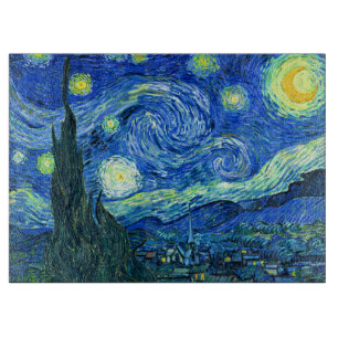 vincent van gogh sternte Nacht Schneidebrett
