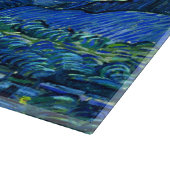 vincent van gogh sternte Nacht Schneidebrett (Ecke)