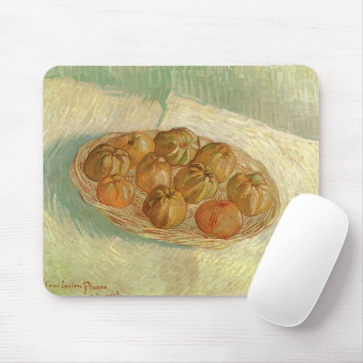 Vincent van Gogh - Still Life Basket of Äpfel Mousepad (Mit Mouse)