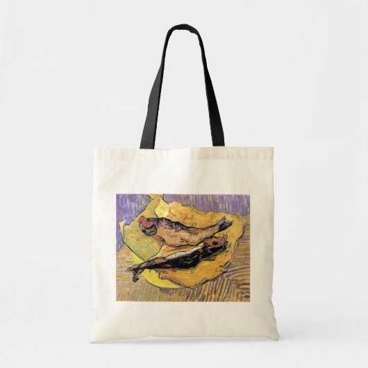Vincent Van Gogh - Still Life Bloaters Fine Art Tragetasche (Vorne)
