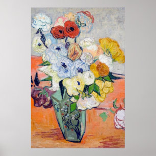 Vincent Van Gogh - Still Life - Japanische Vase Poster