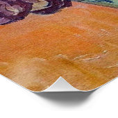 Vincent Van Gogh - Still Life - Japanische Vase Poster (Ecke)