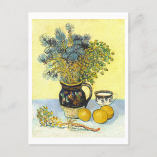Vincent van Gogh Still Life mit Blume Postkarte