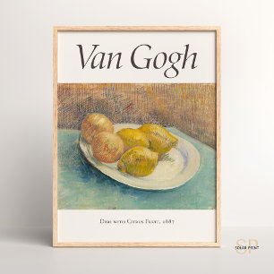 Vincent van Gogh Still Life mit Zitronen auf einer Poster
