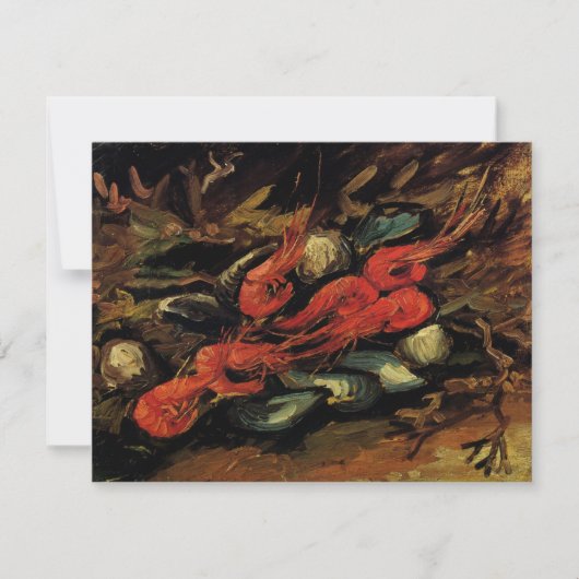 Vincent van Gogh - Still Life Mussels und Shrimp (Vorderseite)