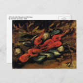 Vincent van Gogh - Still Life Mussels und Shrimp Postkarte (Vorne/Hinten)