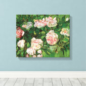 Vincent Van Gogh - Still Life Pink Roses Fine Art Leinwanddruck (Insitu (Holzboden))