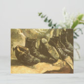 Vincent van Gogh - Still Life Three Pairs of Shoes (Stehend Vorderseite)