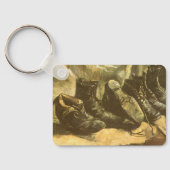 Vincent van Gogh - Still Life Three Pairs of Shoes Schlüsselanhänger (Rückseite)