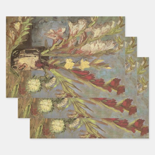 Vincent van Gogh - Still Life Vase mit Gladioli Geschenkpapier Set (Set)
