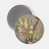 Vincent van Gogh - Still Life Vase mit Gladioli Magnet (Vorderseite/Rückseite)