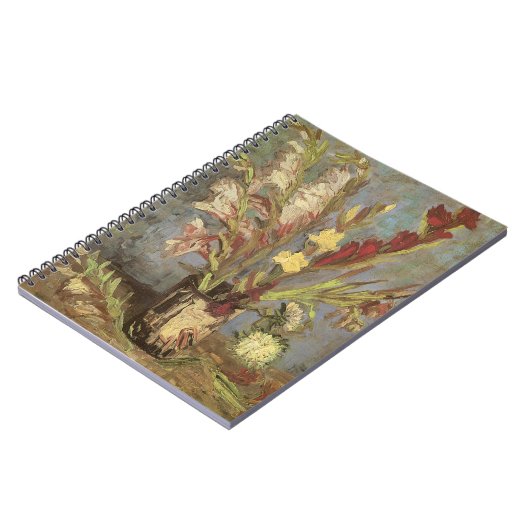 Vincent van Gogh - Still Life Vase mit Gladioli Notizblock (Linke Seite)