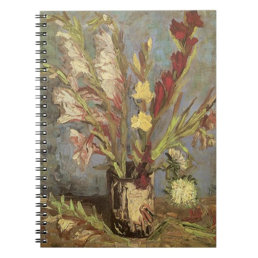 Vincent van Gogh - Still Life Vase mit Gladioli Notizblock (Vorderseite)