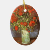 Vincent van Gogh Still Life Vase mit roten Pfoten Keramikornament (Hinten)