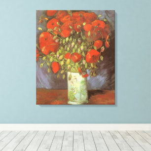 Vincent van Gogh Still Life Vase mit roten Pfoten Leinwanddruck