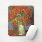 Vincent van Gogh Still Life Vase mit roten Pfoten Mousepad (Mit Mouse)