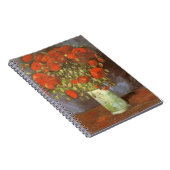Vincent van Gogh Still Life Vase mit roten Pfoten Notizblock (Rechte Seite)
