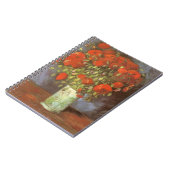 Vincent van Gogh Still Life Vase mit roten Pfoten Notizblock (Linke Seite)